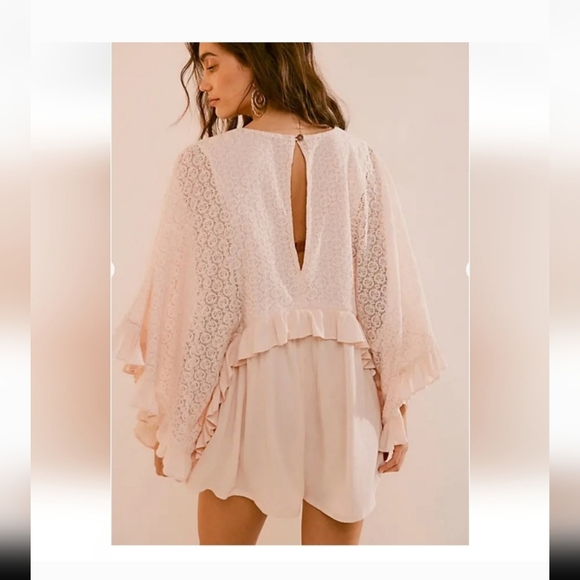 Free People AS You Are Romper Size LARGE NWOT - Picture 2 of 5